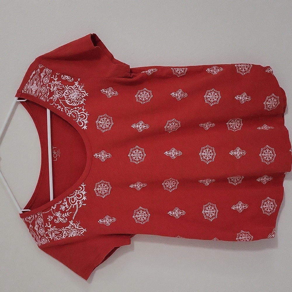 Loft Short-sleeve Cotton Top
